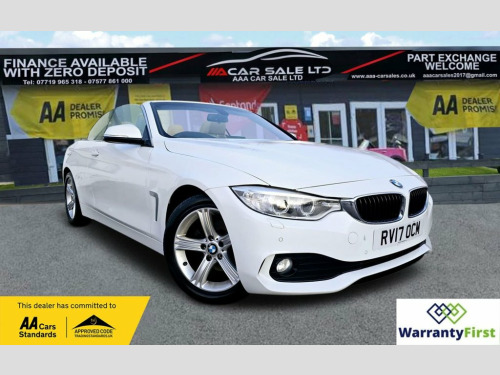 BMW 4 Series  2.0 420d SE Convertible 2dr Diesel Manual Euro 6 (