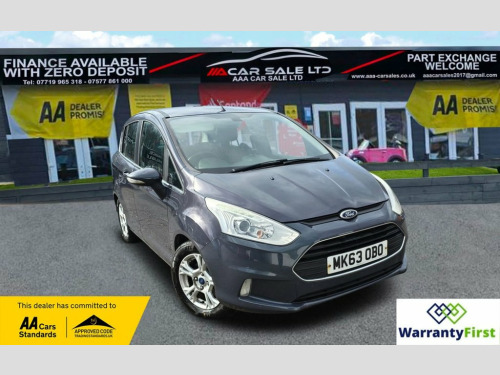 Ford B-Max  1.4 Zetec MPV 5dr Petrol Manual Euro 5 (90 ps)