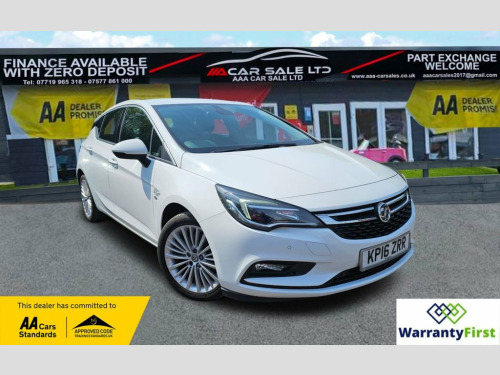 Vauxhall Astra  1.6 CDTi BlueInjection Elite Nav Hatchback 5dr Die
