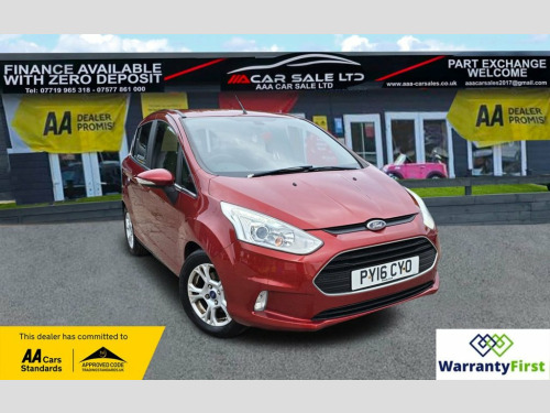 Ford B-Max  1.5 TDCi Zetec MPV 5dr Diesel Manual Euro 6 (s/s) 