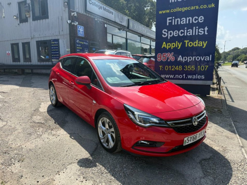 Vauxhall Astra  2017/66 1.4i Turbo SRi Hatchback 5dr Petrol Auto E