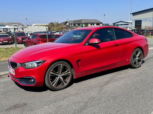 BMW 4 Series 420 420d SPORT AUTO 190 BHP + SAT NAV + HEATED LEATHER 