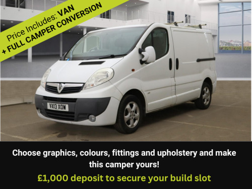 Vauxhall Vivaro  2700 CDTI SPORTIVESWBAIR CONMANUALINC FULL CONVERSION