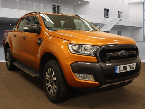 Ford Ranger  WILDTRAK 4X4 DCB TDCI 4-DoorREAR VIEW CAMERAPARKING SENSORSCRUISE CONTROLAI