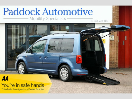 Volkswagen Caddy  C20 LIFE TDI, Automatic, Disabled, Wheelchair Accessible Vehicle, WAV.