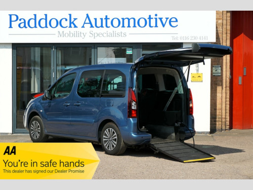 Peugeot Partner  BLUE HDI TEPEE ACTIVE. Automatic, 'Switch' Disabled, Wheelchair Accessible 