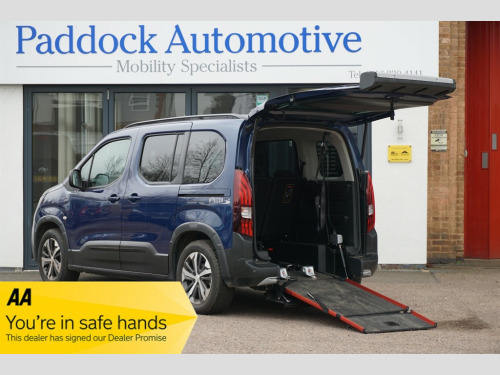 Peugeot Rifter  BLUEHDI S/S GT, Automatic, Disabled, Wheelchair Accessible Vehicle, WAV.