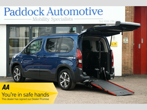 Peugeot Rifter  BLUEHDI S/S GT, Automatic, Disabled, Wheelchair Accessible Vehicle, WAV.