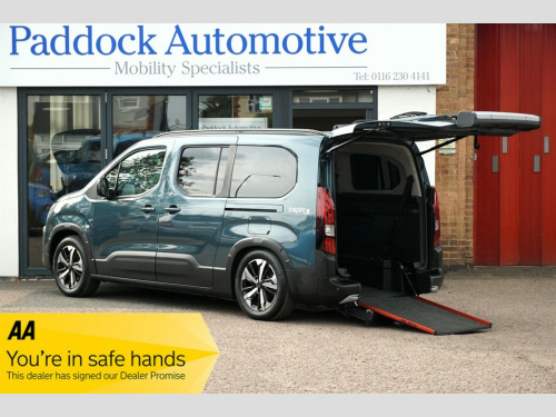 Peugeot Rifter  BLUEHDI GT LWB, Automatic, Disabled, Wheelchair Accessible Vehicle, WAV.