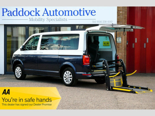 Volkswagen Transporter  T30 TDI W/V BMT, Automatic, Disabled, Wheelchair Accessible Vehicle, WAV.