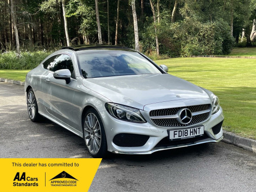 Mercedes-Benz C-Class  2.1 C220d AMG Line (Premium) G-Tronic+ Euro 6 (s/s) 2dr