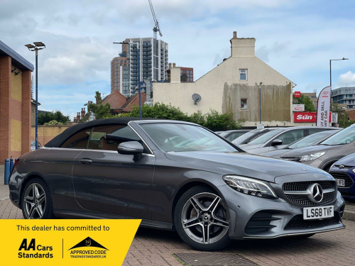 Mercedes-Benz C-Class C200 1.5 C200 MHEV AMG Line Cabriolet G-Tronic+ Euro 6 (s/s) 2dr