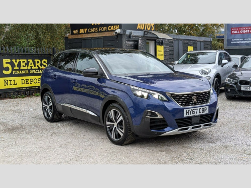 Peugeot 3008 Crossover  1.6 BlueHDi GT Line Euro 6 (s/s) 5dr