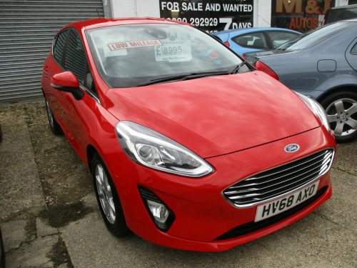 Ford Fiesta  1.0T EcoBoost Zetec Hatchback 5dr Petrol Manual Euro 6 (s/s) (100 ps)