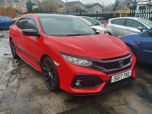 Honda Civic  1.0 VTEC Turbo SR Hatchback 5dr Petrol CVT Euro 6 (s/s) (129 ps) 