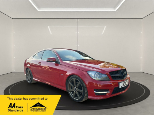 Mercedes-Benz C-Class C180 1.8 C180 BlueEfficiency AMG Sport Edition 125 G-Tronic+ Euro 5 (s/s) 2dr