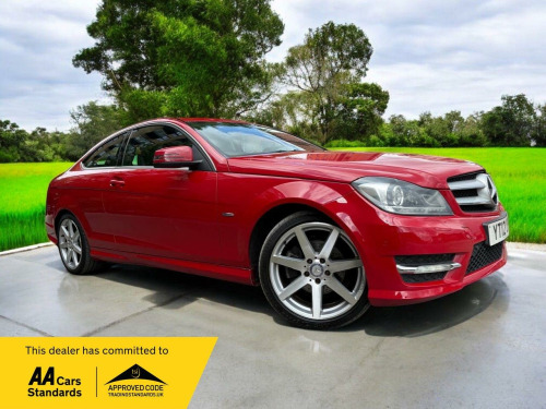 Mercedes-Benz C-Class C180 1.8 C180 BlueEfficiency AMG Sport G-Tronic+ Euro 5 (s/s) 2dr
