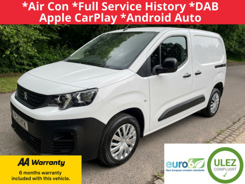 Peugeot Partner  1.5 BlueHDi 1000 Professional Standard Panel Van 5dr Diesel Manual SWB Euro