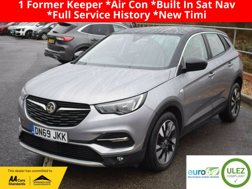 Vauxhall Grandland X  1.2 Turbo GPF Sport Nav SUV 5dr Petrol Manual Euro 6 (s/s) (130 ps)