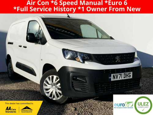 Peugeot Partner  1.5 BlueHDi 950 Professional Premium Long Panel Van 6dr Diesel Manual LWB E