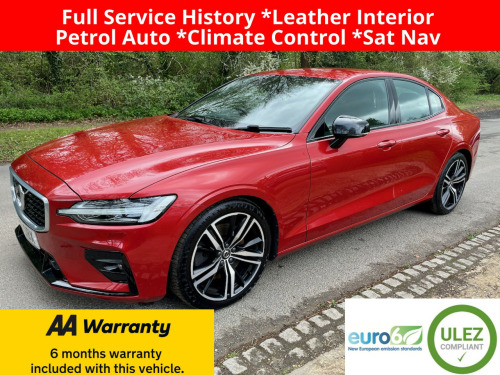 Volvo S60  2.0 T5 R-Design Edition Saloon 4dr Petrol Auto Euro 6 (s/s) (250 ps)