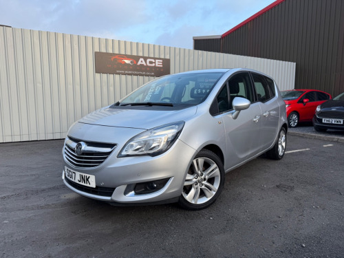 Vauxhall Meriva  1.4i 16V Tech Line 5dr, low mileage, 1 keeper