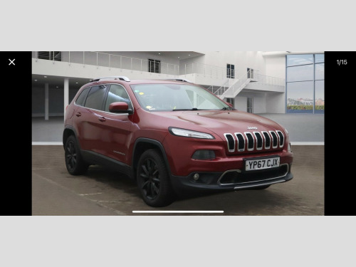 Jeep Cherokee  2.2 MultiJetII Limited SUV 5dr Diesel Auto 4WD Euro 6 (s/s) (200 ps)