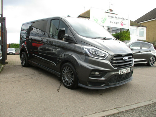 Ford Transit Custom  2.0 EcoBlue 170ps Low Roof D/Cab Ms-RT Van Auto