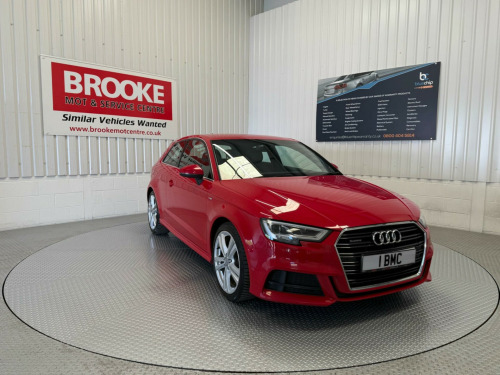 Audi A3  2.0 TDI S line S Tronic Auto 6Spd quattro Euro 6 (s/s) 3dr