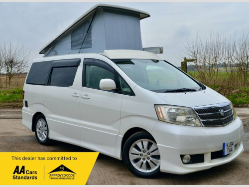 Toyota Alphard  Alphard Camper Van 2.5 Petrol AWNING ~ POP UP ROOF