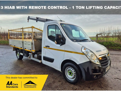 Vauxhall Movano  2.3 CDTi 3500 BiTurbo Dropside Rear Mounted HIAB D 