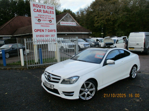 Mercedes-Benz C-Class C250 1.8 C250 BlueEfficiency AMG Sport G-Tronic+ Euro 5 (s/s) 2dr