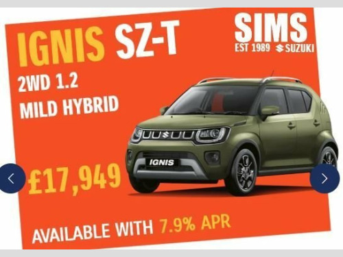 Suzuki Ignis  1.2 Dualjet 12V Hybrid SZ-T 5dr