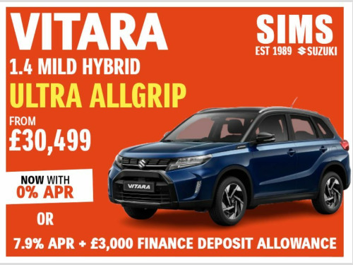 Suzuki Vitara  1.4 Boosterjet Mild Hybrid Ultra ALLGRIP 5dr