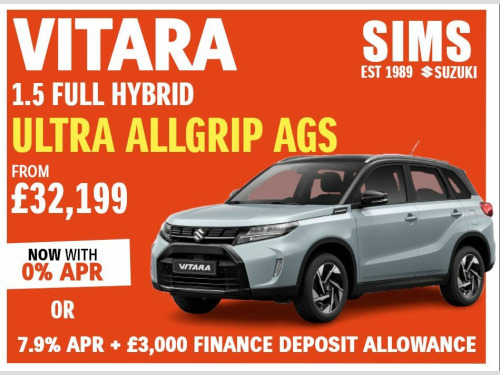 Suzuki Vitara  1.5 Hybrid Ultra ALLGRIP 5dr AGS