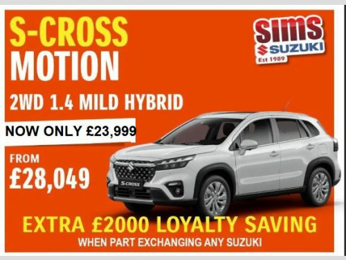 Suzuki S-Cross  1.4 Boosterjet 48V Hybrid Motion 5dr