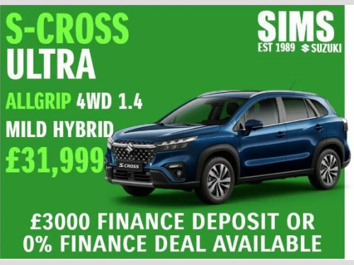 Suzuki S-Cross  1.4 Boosterjet 48V Hybrid Ultra ALLGRIP 5dr