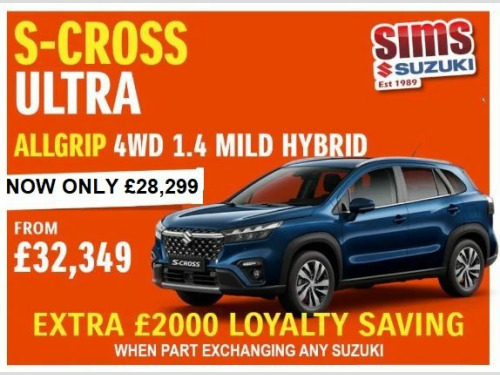 Suzuki S-Cross  1.4 Boosterjet 48V Hybrid Ultra ALLGRIP 5dr
