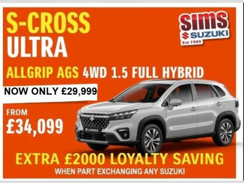 Suzuki S-Cross  1.5 Hybrid Ultra ALLGRIP 5dr AGS
