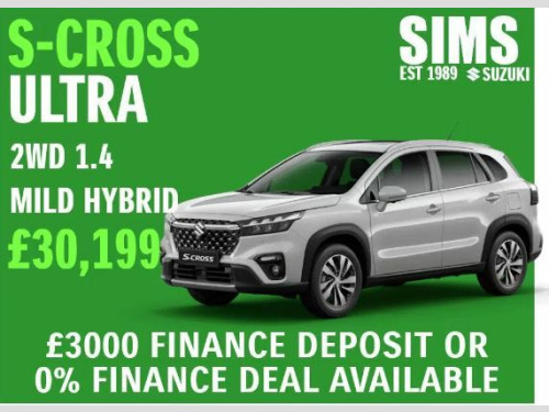 Suzuki S-Cross  1.4 Ultra 2WD  48V hybrid 5dr