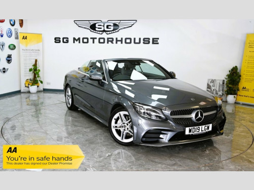 Mercedes-Benz C-Class C200 1.5 C200 MHEV AMG Line (Premium) Cabriolet 2dr Pet