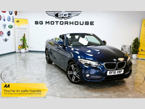 BMW 2 Series  2.0 218d Sport Convertible 2dr Diesel Manual Euro 