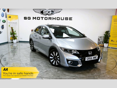 Honda Civic  1.8 i-VTEC SR Hatchback 5dr Petrol Auto Euro 6 (14