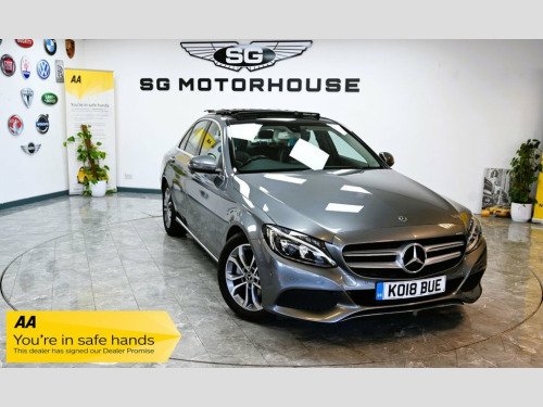 Mercedes-Benz C-Class C200 2.0 C200 Sport (Premium) Saloon 4dr Petrol G-Troni