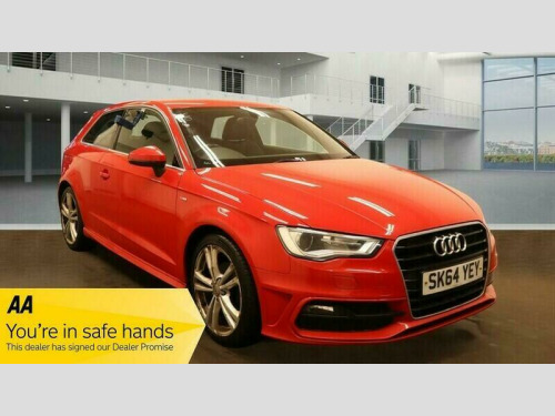 Audi A3  1.4 TFSI S line Hatchback 3dr Petrol Manual Euro 6 (s/s) (125 ps)