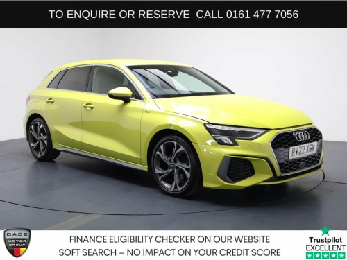 Audi A3  1.5 TFSI 35 S line Sportback 5dr Petrol Manual Eur