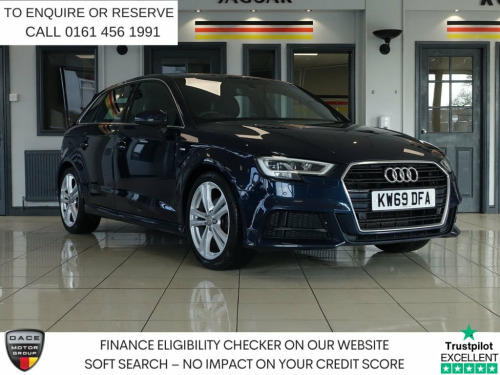 Audi A3  1.6 TDI 30 S line Sportback 5dr Diesel Manual Euro