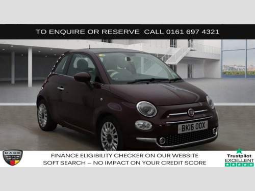 Fiat 500  1.2 Lounge Hatchback 3dr Petrol Dualogic Euro 6 (s
