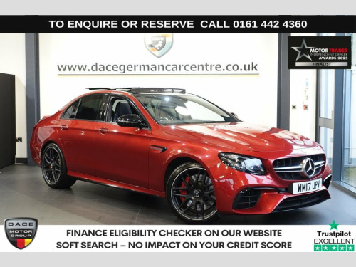 Mercedes-Benz E-Class  4.0 E63 V8 BiTurbo AMG S (Premium) Saloon 4dr Petr