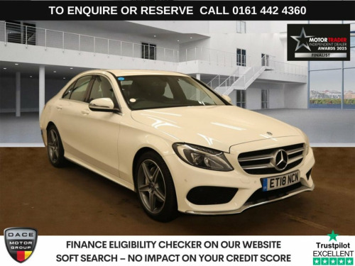 Mercedes-Benz C-Class C200 2.0 C200 AMG Line Saloon 4dr Petrol G-Tronic+ Euro